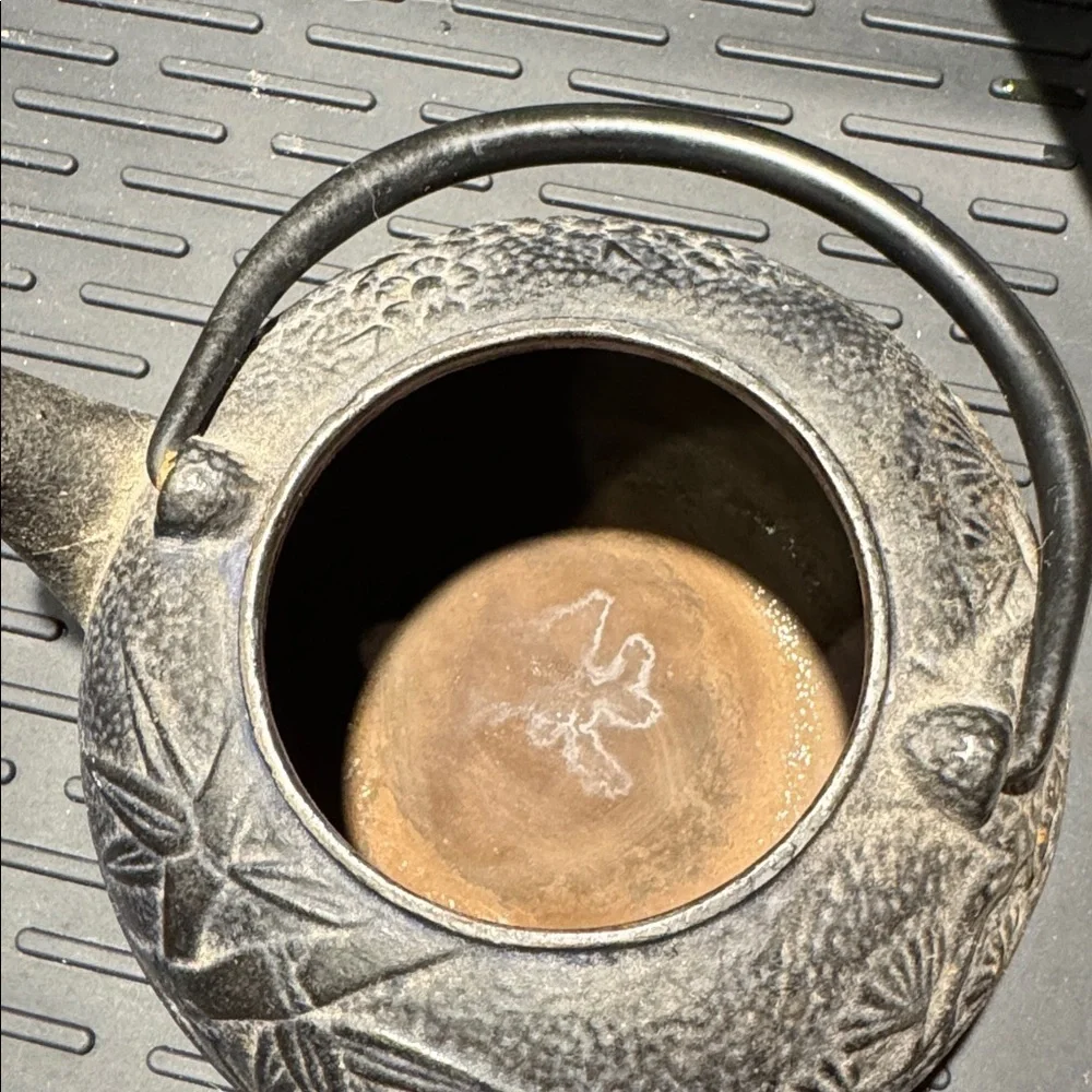 Japanese Iwachu cast iron tetsubin tea pot